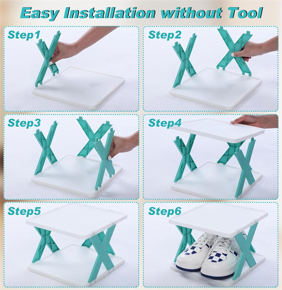 plastic shoe rack